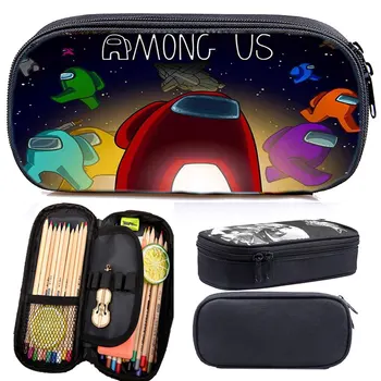

Game Among Us Functionary pencil Case Children Pen Bag Student High Quality Stationery Bag Kids Storage Bag Cute Cosmetic Box