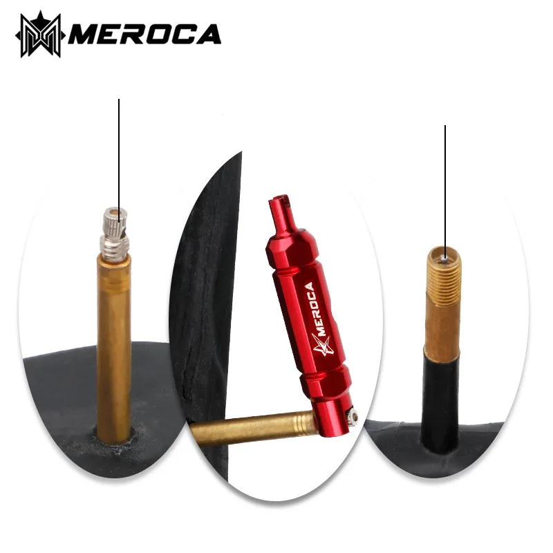 Bicycle Valve Tool Bicycle Tubeless Valve Bicycle Valve Bicycle Valve Extender Bicycle Tubeless Tool Presta schrader valve tube AV / FV valve spool extension removal wrench