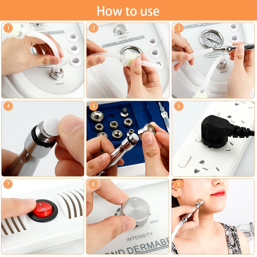 Diamond Microdermabrasion Machine Dermabrasion Anti Aging Wrinkle Skin Care Blackhead Remover Exfoliator Facial Peeling Spa 1 Diamond Microdermabrasion Machine Dermabrasion Anti Aging Wrinkle Skin Care Blackhead Remover Exfoliator Facial Peeling Spa 5