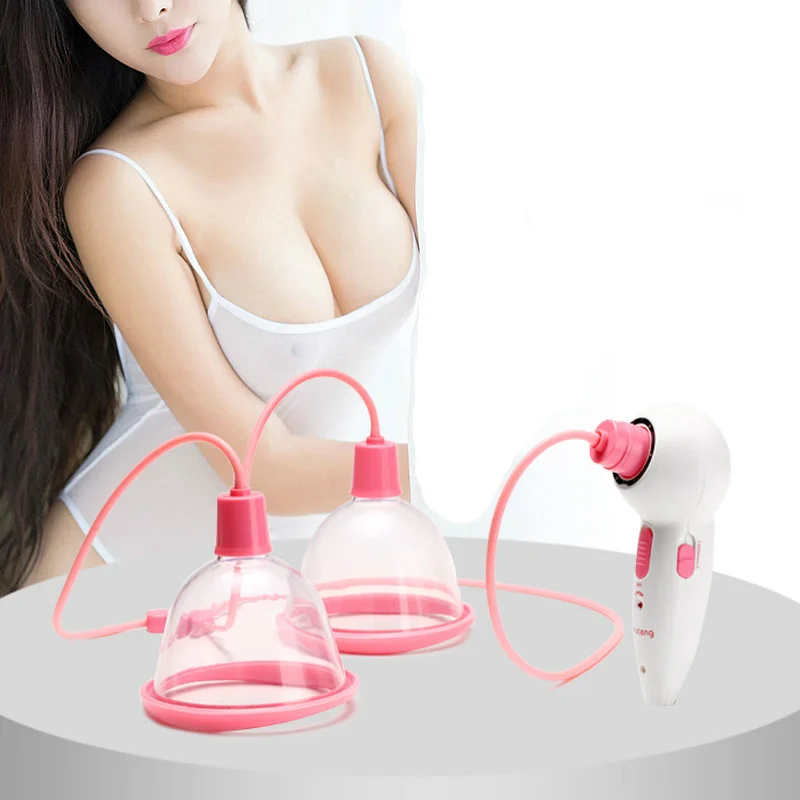  Breast Massage Instrument Device Vacuum Pump Cup Breast Massager Enhancing Cupping Machine Nipple E