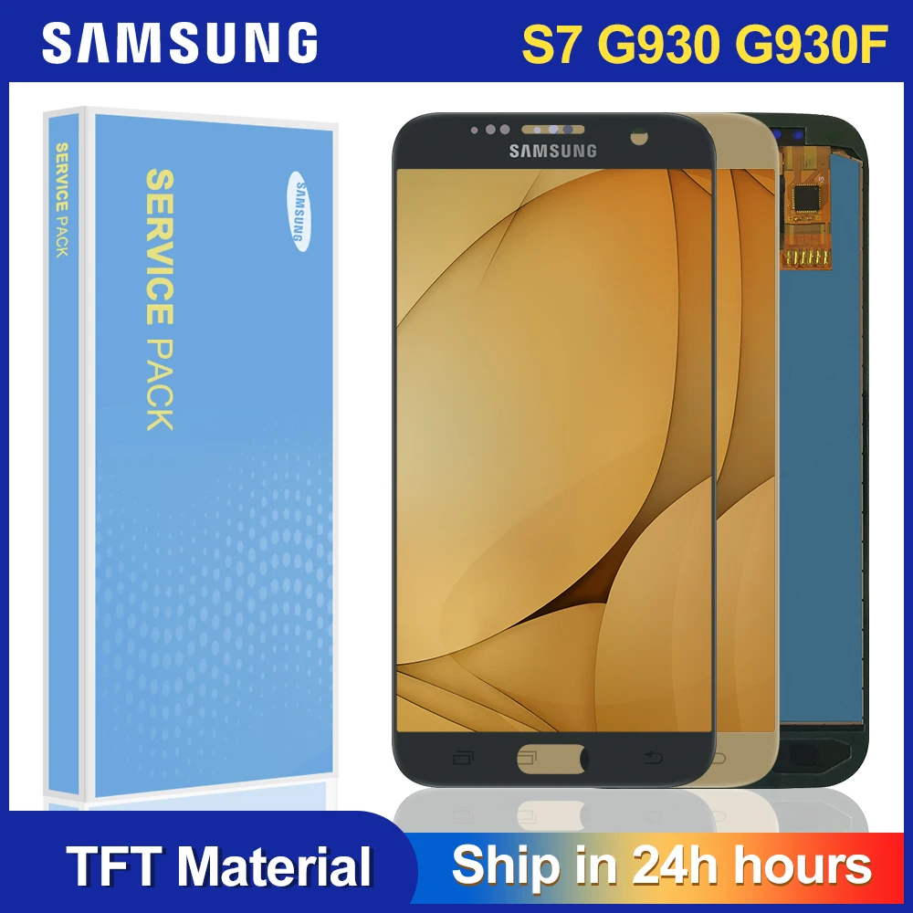 Сменный сенсорный ЖК экран для Samsung Galaxy S7 G930 G930F|Экраны мобильных телефонов| |