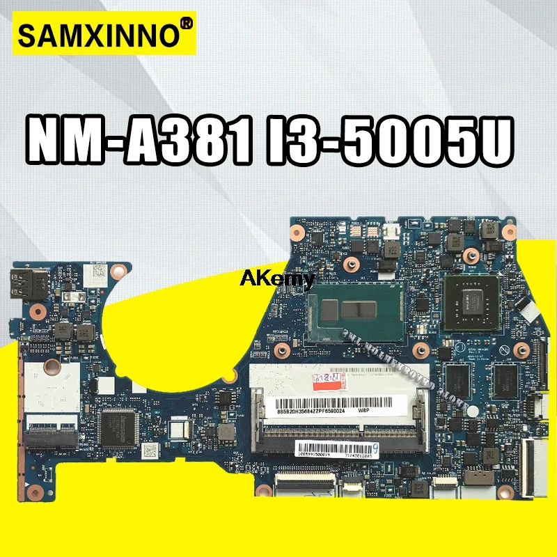 

NM-A381 laptop motherboard for Lenovo YOGA3 14 Motherboard BTUU1 NM-A381 REV:1.0 I3-5005U GT940 2GB original mainboard