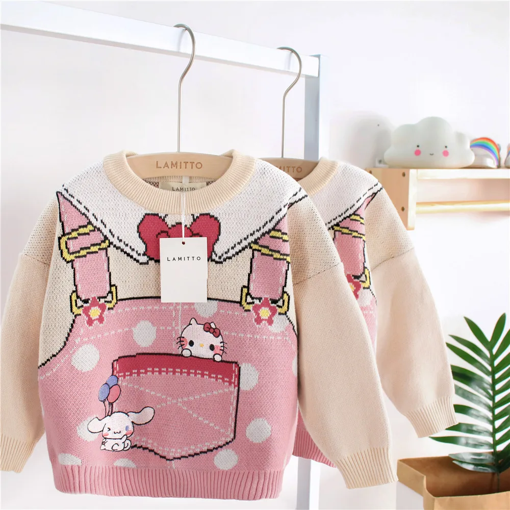 Tonytaobaby/осенне-зимняя одежда; новые детские хлопковые вязаные свитера с рисунком; Детский свитер