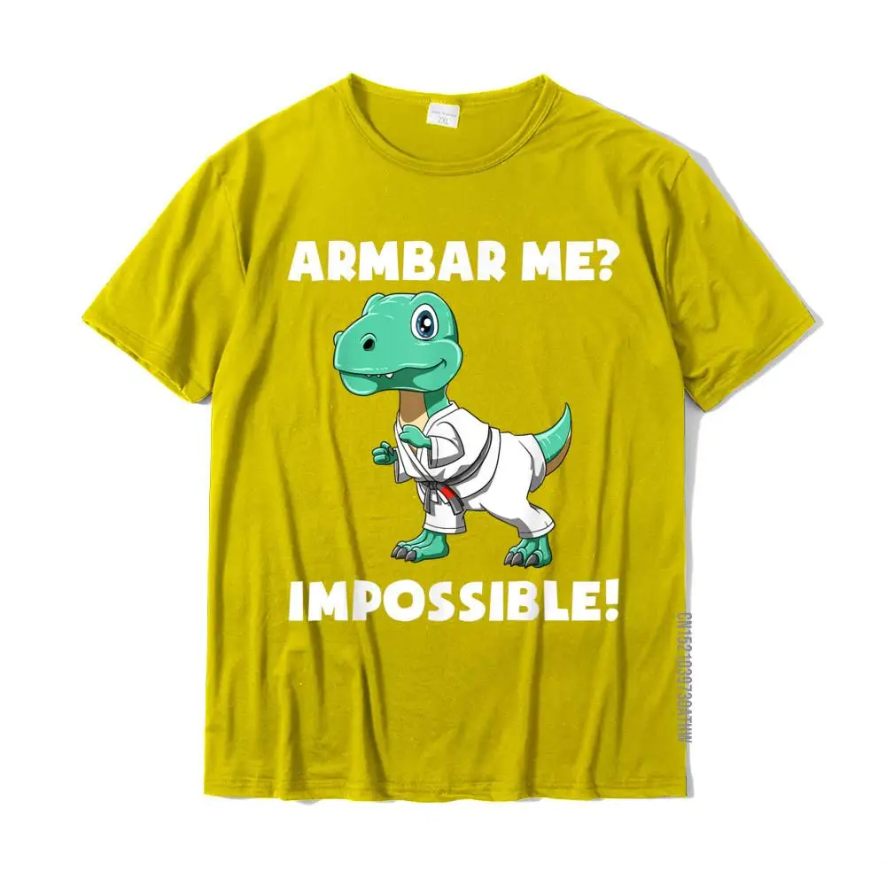 Crewneck Custom 100% Cotton Youth Tshirts cosie Short Sleeve T Shirt Company Group T-shirts Top Quality Funny Armbar T-Rex - Brazilian Jiu-Jitsu and BJJ Gift T-Shirt__MZ18981 yellow