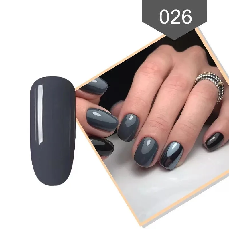 026 Gel 8ML KODIES Гель-лак для ногтей гель для ногтей 8 мл замачиваемый Светодиодный УФ-Гибридный Гель-лак грунтовка для ногтей Гель-лак красный розовый блеск Nailart макияж - Цвет: 026 Gel 8ML