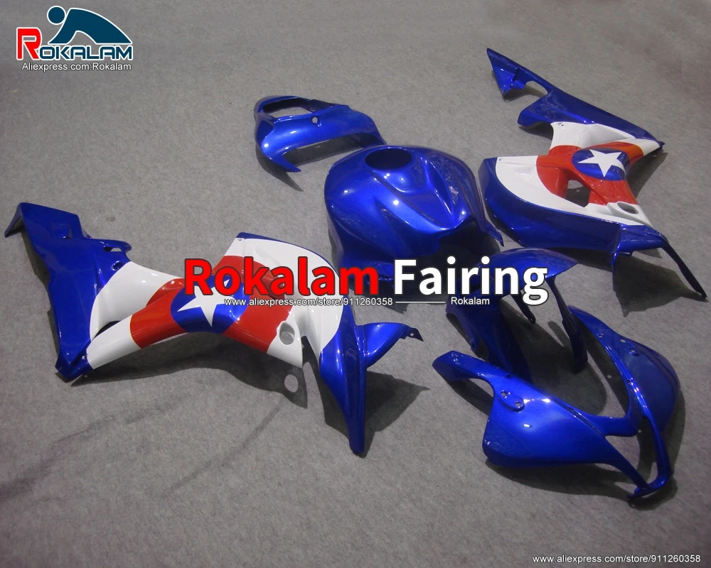 

Fairing Kits For Honda CBR600RR F5 07 08 CBR600 RR 2007 2008 CBR 600RR Motorcycle Blue White Red Cowling Kit (Injection Molding)