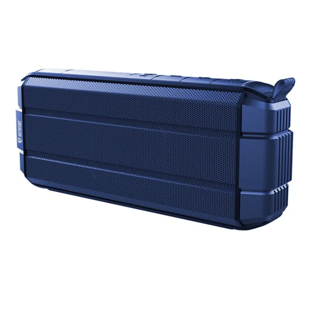 XIBONWE Y10 водонепроницаемый беспроводной динамик Портативный Перезаряжаемый музыкальный плеер мини открытый сабвуфер поддержка AUX-IN - Цвет: Синий