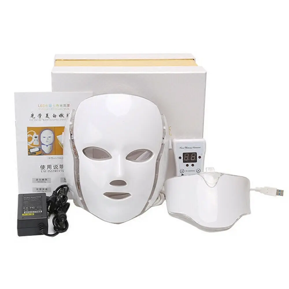  7 Colors Light LED Mask Light Therapy TL50 For Skin Rejuvenation Face Care Treatment Ideatherapy - 4000287271609