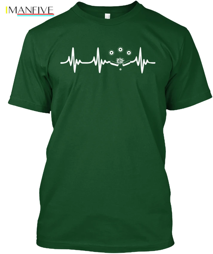 

Pinball Heartbeat popular Tagless Tee T-ShirtNew T Shirt Spring Summer