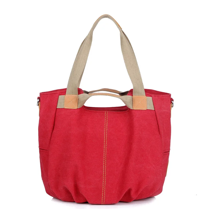 

Fashion Woman Handbag Canvas Candy Color Lady Shoulder Bag Wild Everyday Ladies Messenger Bag Art Style Luxury Handbag Designer