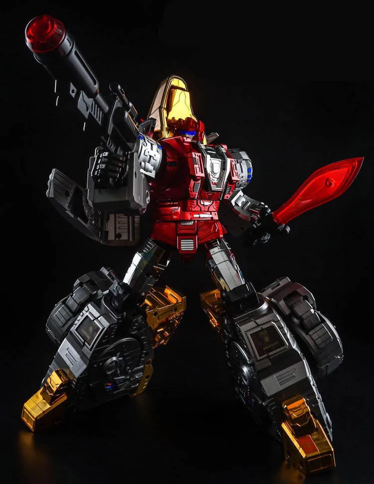 

GigaPower Transformation HQ02R HQ-02R Slag Dinobot Dinosaur Triceratops GP Mode Alloy plating Action Figure Robot Toys