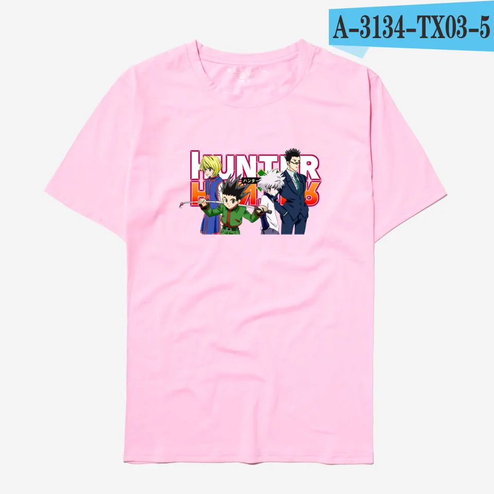 Футболка Hunter X аниме Harajuku для мужчин и женщин летний топ с забавным принтом