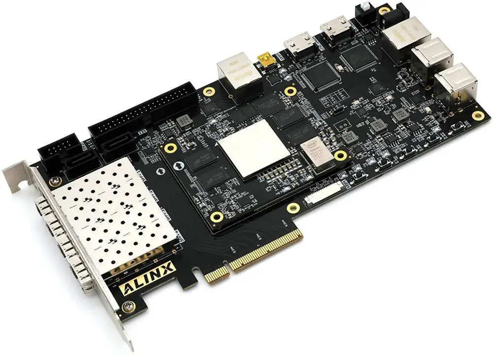 ALINX AX7Z100 бренд xilZynq 7000 ARM Kintex 7 FPGA SoC макетная плата Zedboard 7100 4 SFP 2 гигабит PCIex4