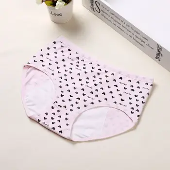 

Panties for Woman Underwear ropa interior femenina Cotton Comfort Cartoon Print cute Pantys Mid-Waist Intimates Briefs