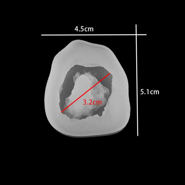 Drop Handmade Silicone Casting Mold For DIY Crystal Epoxy Resin Jewelry Step Field Island Pendant Silicone Mold Supplies