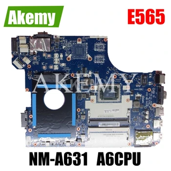 

Akemy For Lenovo Thinkpad E565 Laotop Mainboard BE565 NM-A631 Motherboard A6-CPU DDR3