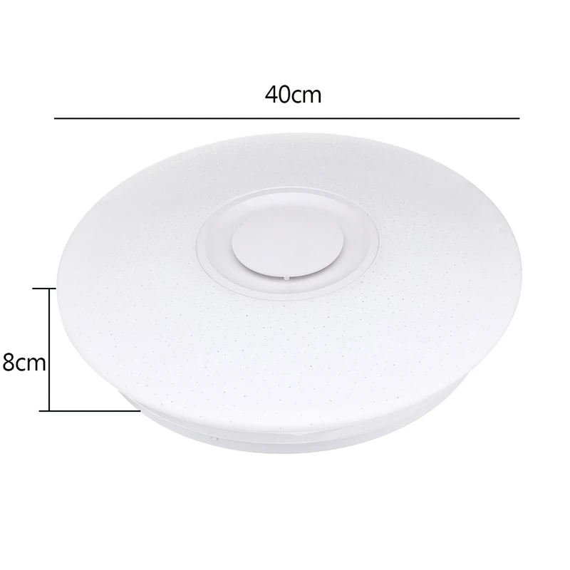 Smart LED APP + Remote Control Bluetooth Speaker with RGB Dimmable Ceiling Light Panel Lamp Loundspeaker Player For Kids Bedroom