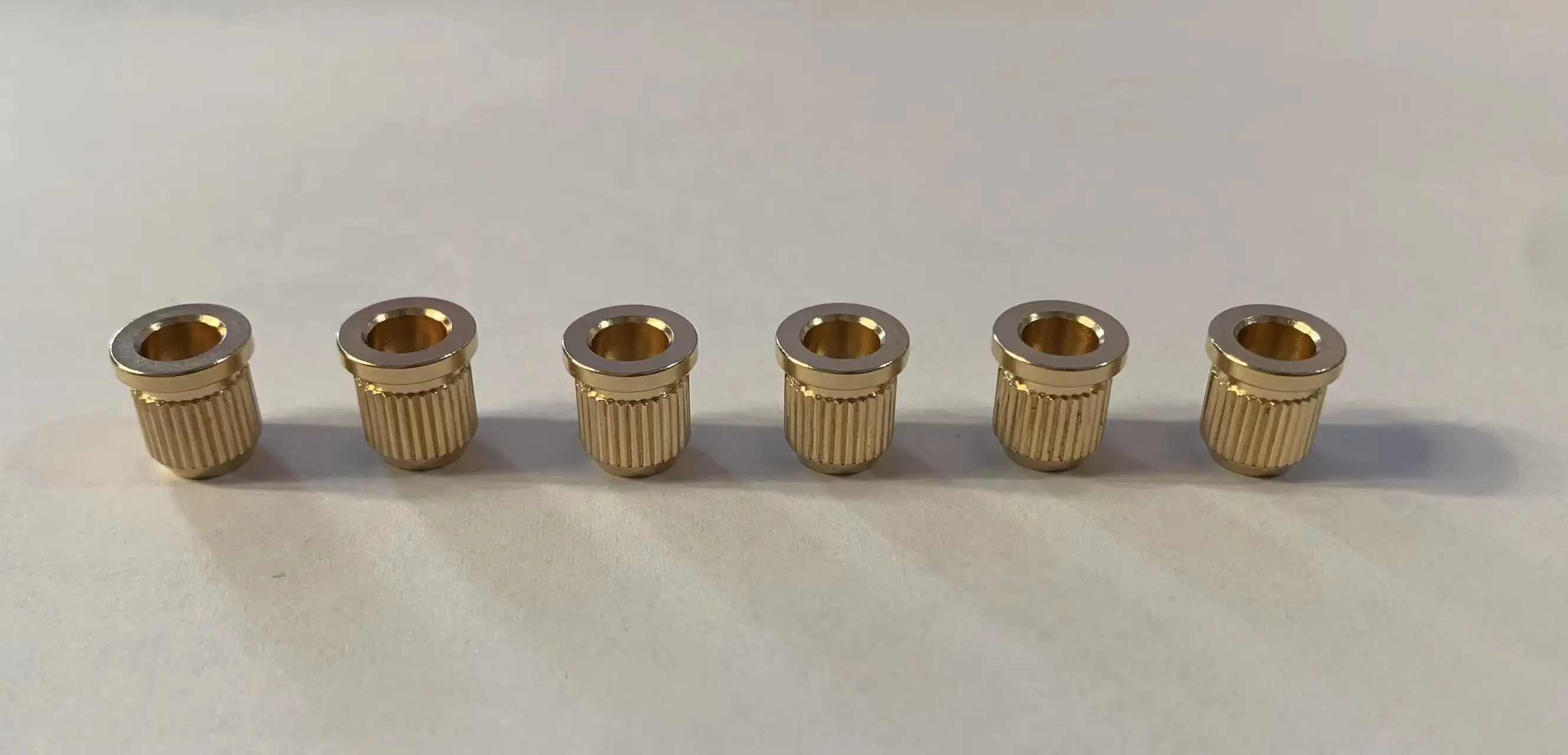 Through Body String Ferrules/String Bushings Brass Material for Electric Guitars Musical Accessories Made in Korea Professional