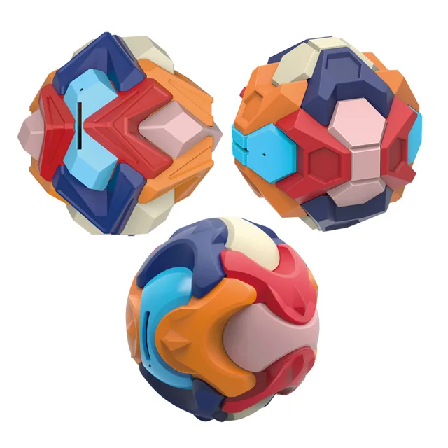 Creative Spherical Assembled Building Block Toy Assembling Piggy Bank Detachable Building Block Ball Kids Early Education Toy 1