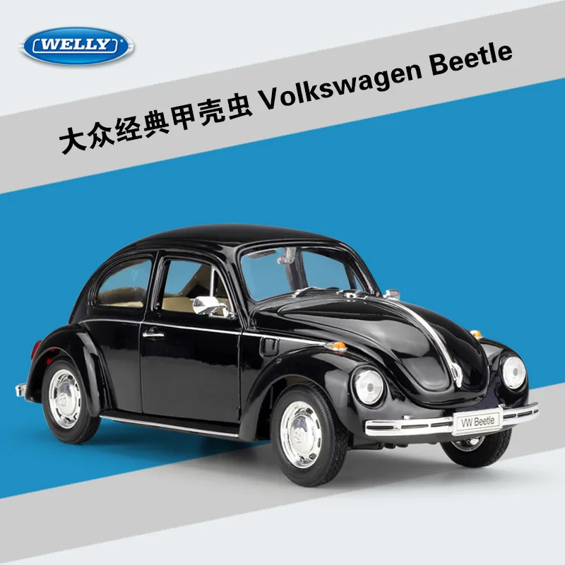 

Welly 1:24 Volkswagen Classic Beetle alloy car model Diecasts & Toy Vehicles Collect gifts Non-remote control type transport toy