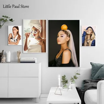 

Ariana Grande Sexy Canvas Poster Music poster Wall Pictures for Living Room No Frame