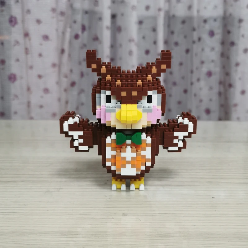SC 4010 08 игра пересечение животных Сова Птица погоде Домашние животные 3D DIY Мини