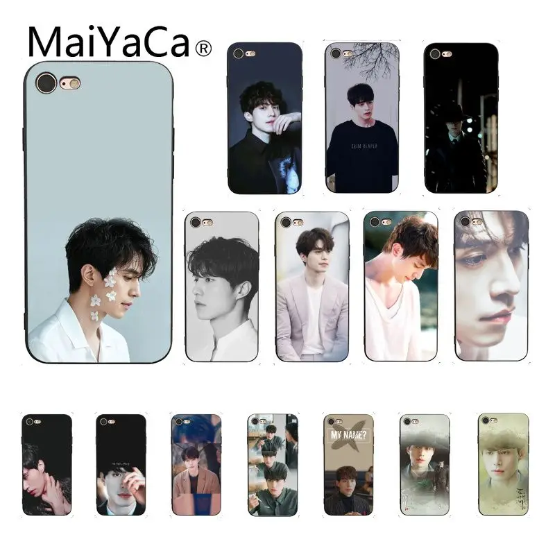 

Maiyaca Lee Dong Wook DIY Printing Drawing Phone Case for iPhone X XS MAX 6 6S 7 7plus 8 8Plus 5 5S XR Fundas Capa