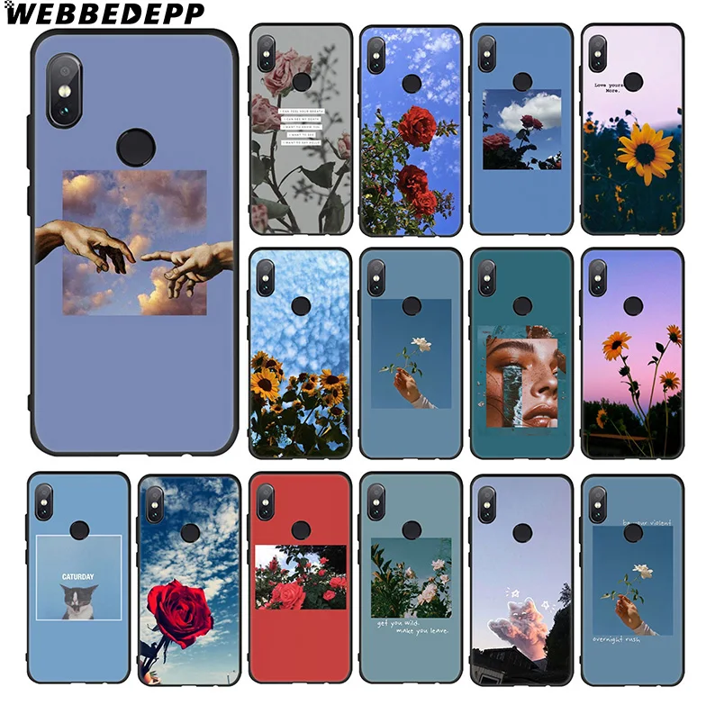blue Pink Aesthetics songs lyrics Soft Case for Xiaomi 9 8 SE 6 A1 A2 Lite MIA1 MIA2 MI8 MI6 MAX 3 POCOPHONE F1 |