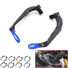 Yzf logotipo da motocicleta alavanca de proteção caindo guiador proguard sistema guarda engrenagem para yamaha yzf r1 r3 r6 r15 r125 r25 2008-2020