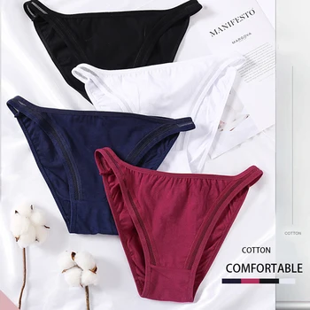 

Sexy Panties Women Underwear Hollow Cotton Briefs For Girls Low-Rise Bikini Female Lingerie Comfortable Underpants M-XL