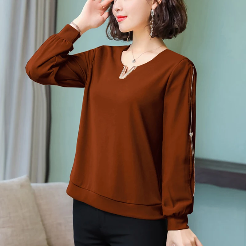 Шифоновые блузки рубашки 2020 Blusas Femininas Elegante новая корейская мода свободные