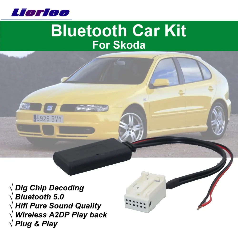 

Car Bluetooth Kit For Seat Radio CD/PN/RNS-4/SE359 12Pins BT Music Interface Adapte Digital Wireless Decoder