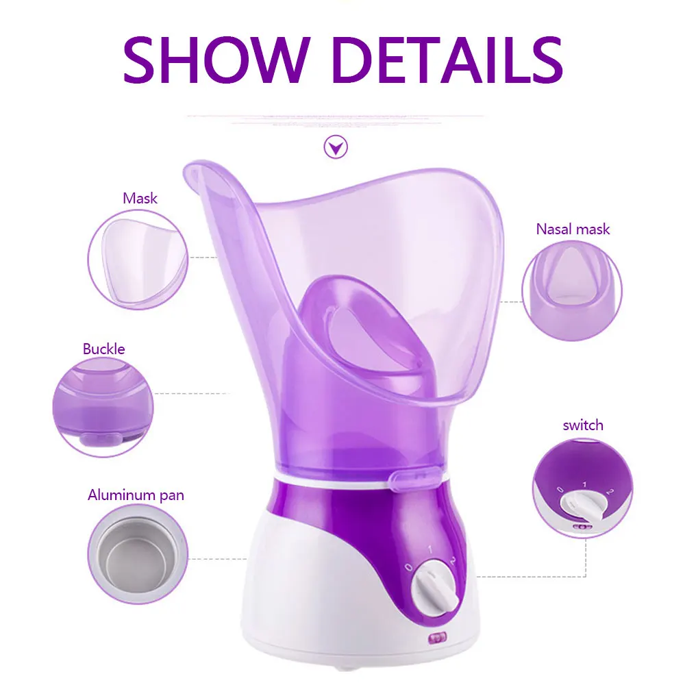 

Deep Cleaning Facial Cleaner Beauty Face Steaming Device Facial Steamer Machine Facial Thermal Sprayer Skin Care Tool