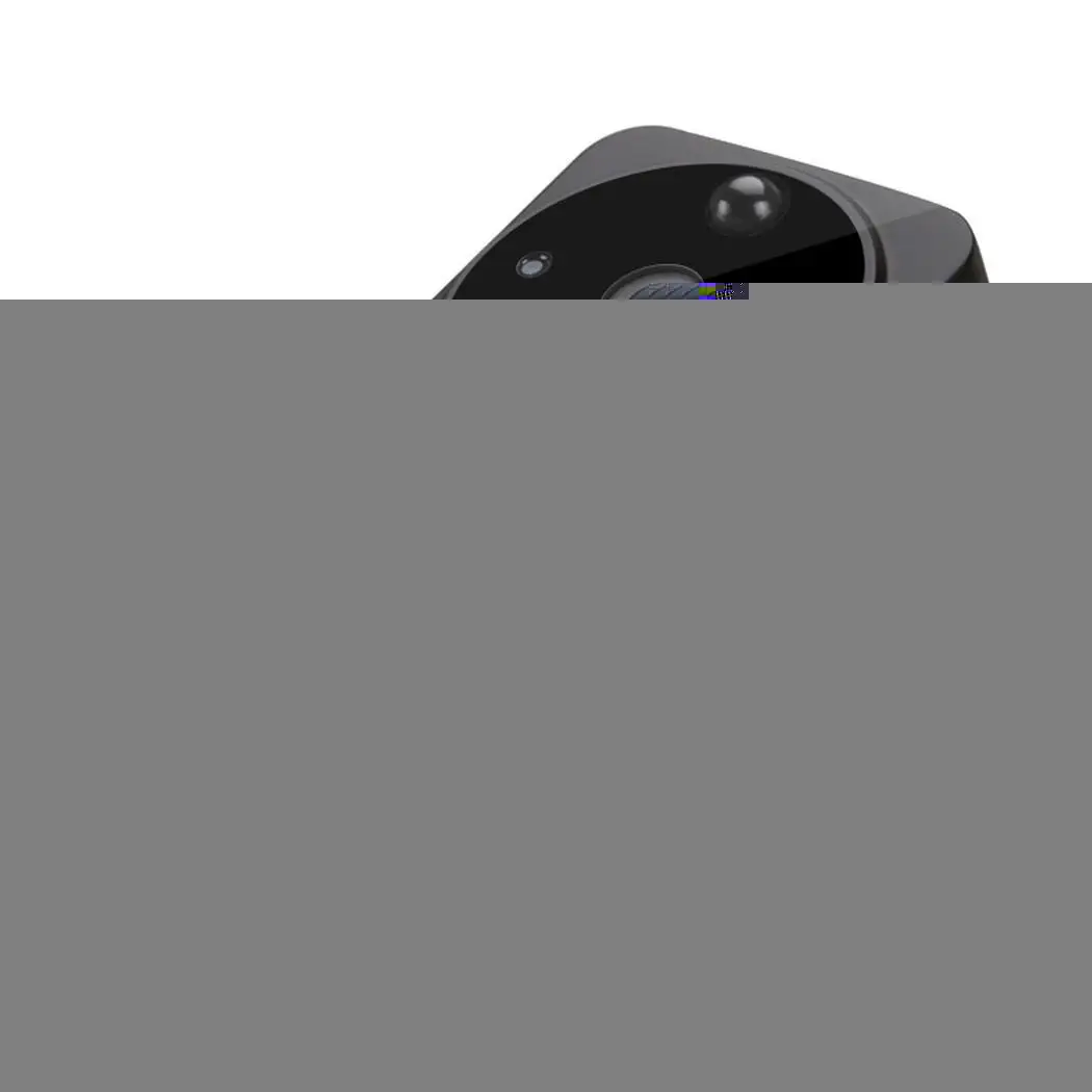 

Wireless Smart 1080P HD Security WiFi 170mAh Camera Video 166 Degree Wide Angle 2.4GHz Doorbell Black, Gray
