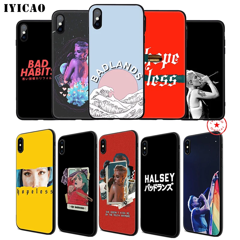 IYICAO Halsey без меня мягкий чехол для телефона iPhone 11 Pro XR X XS Max 6 6S 7 8 Plus 5 5S SE силиконовый