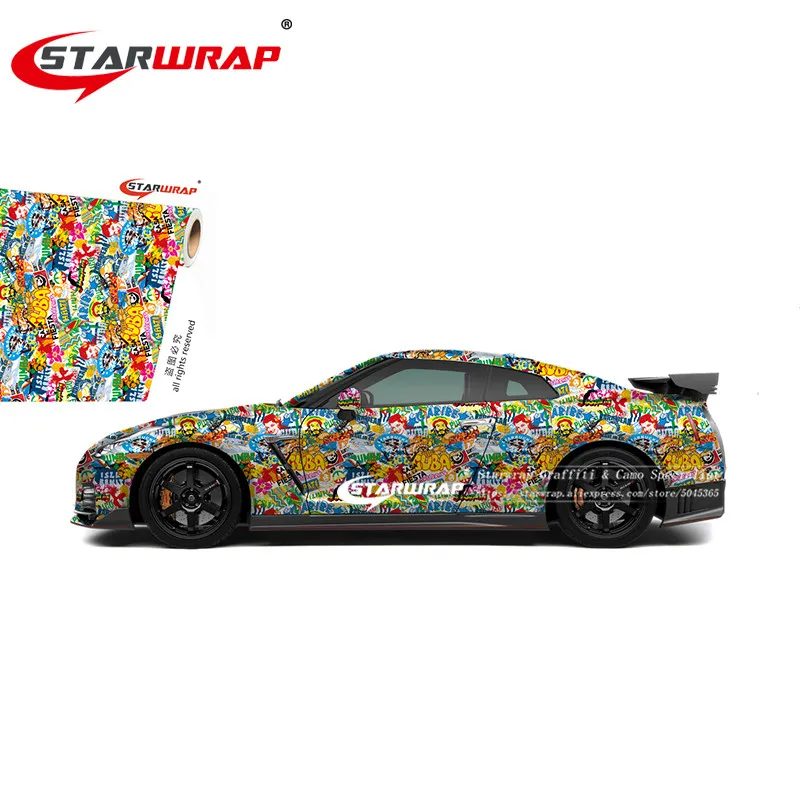 Звезда обертывание Jumbo Camo для салона автомобиля или грузовика тело зеркало заднего вида наклейка камуфляжная Виниловая пленка обертывание воздушный пузырь ПВХ наклейки бомба