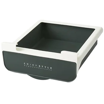 

1Pc Cabinet Storage Box Chopsticks Container Plastic Tableware Holder Kitchen Utensils Organizer (Green)