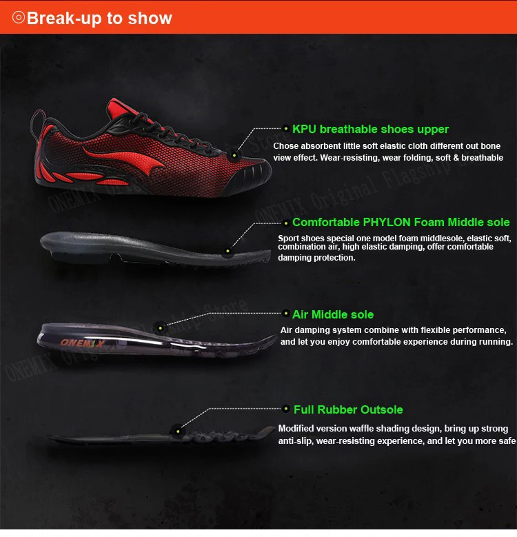ONEMIX/мужские кроссовки; женская обувь для бега; удобная спортивная обувь для бега; светильник; спортивная обувь