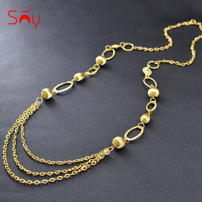 Sunny Jewelry модные ювелирные изделия 2020 кисточки ожерелье длинная цепочка женские