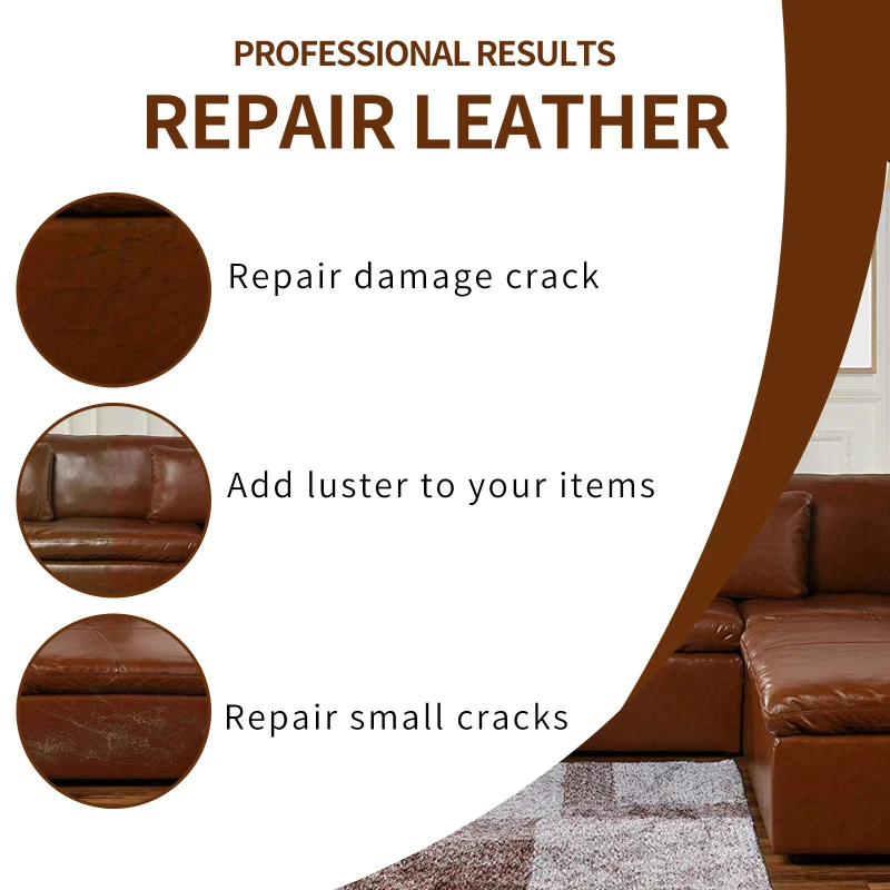 Paintable Repair Filler Furniture Renovate Sofa Tears Crack Filler Cars  Seat Scratches Restore Multifunction Leather Repair Kit - AliExpress