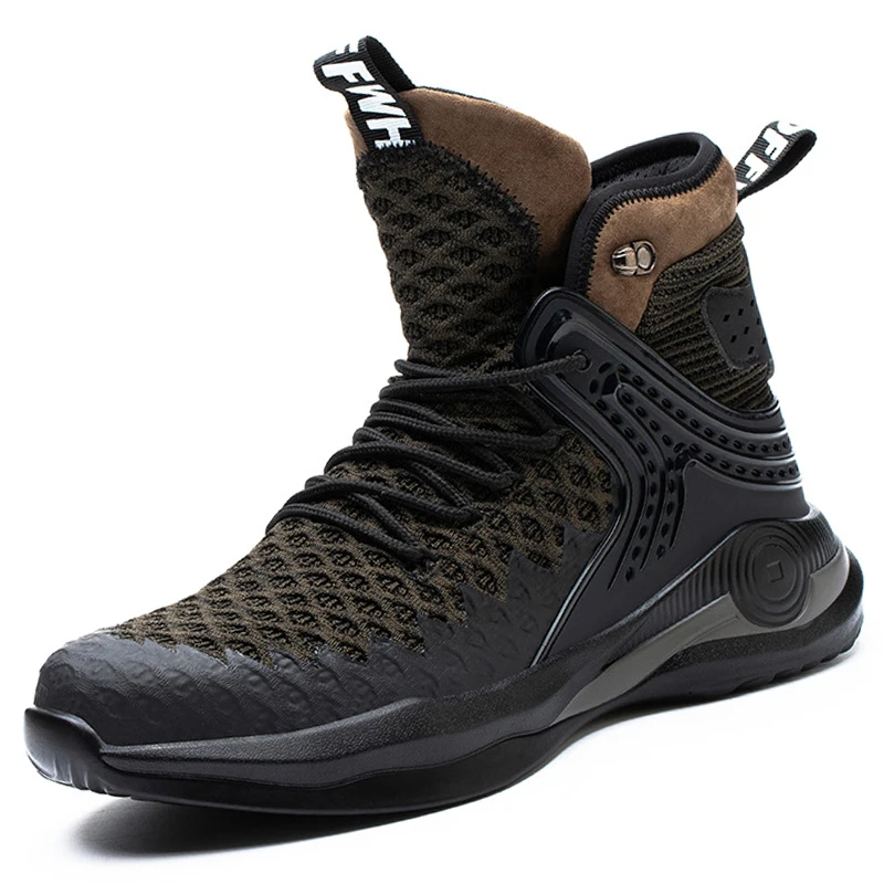 

Winter Safety Shoes Men Steel Toe Light Work Shoes for Men Footwear Anti-Piercing Outdoor Safety Boots Male Winter Industrial