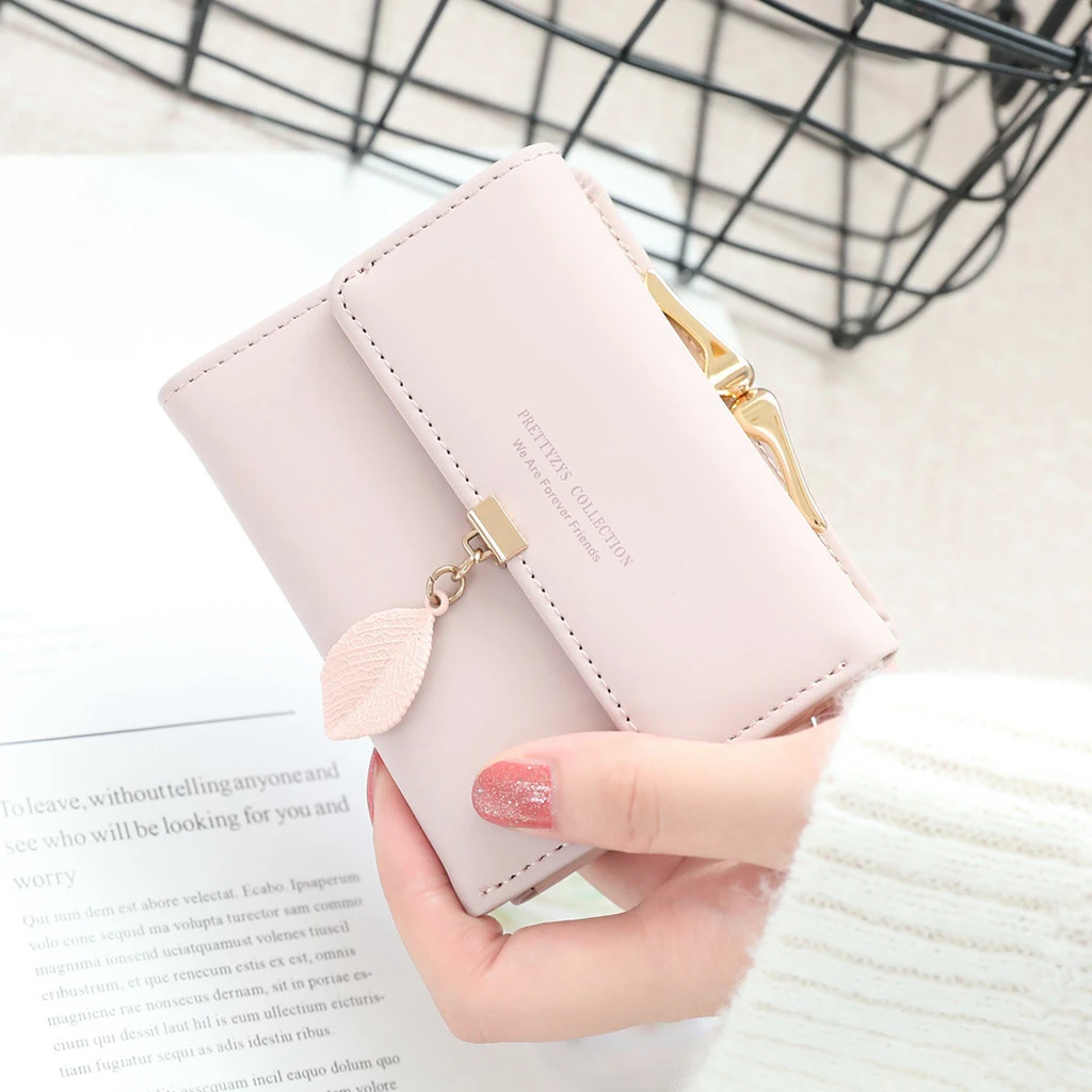 New Wallet Women Fashion Small Wallet Purse Female Magnetic Snap Money Bag Small Coin Pocket Credit Card Holder Bags 813