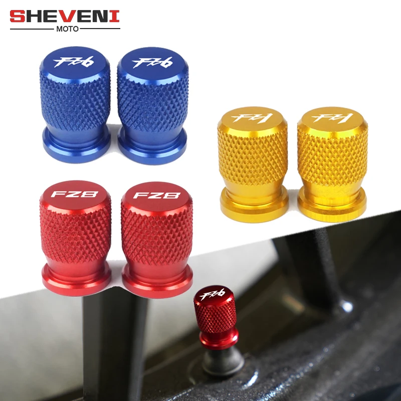 

For YAMAHA FZ1 FZ6 FZ8 FAZER 2004-2019 Motorcycle CNC Aluminum Accessorie Wheel Tire Valve Stem Caps CNC Airtight Covers