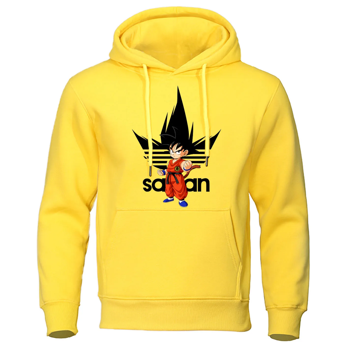 Драконий жемчуг Толстовки Драконий жемчуг Z Dbz Сон Гоку толстовки японского аниме пуловер для мужчин Harajuku Повседневная Уличная одежда - Цвет: yellow 6-1
