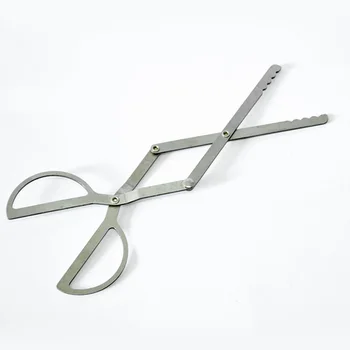 

Fireplace Wood Charcoal Folding Tongs Heavy Duty Grabber Outdoor BBQ Tools Garbage Clip Charcoal Clip Folding tongs Food Clip