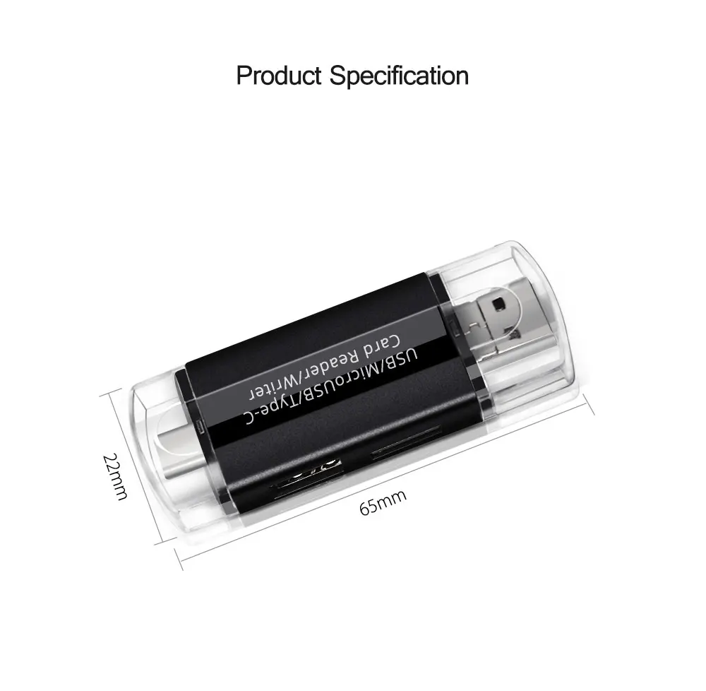 4 в 1 OTG Micro USB адаптер тип-c для TF карт памяти мини Micro SD дата-ридер для компьютера Android телефон OTG ридер