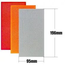 Diy grade padrão kit de reparo da lente automóvel reparo rápido um rachado quebrado luz da cauda superfície lisa polonês âmbar vermelho cor clara