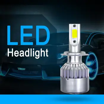 

2pcs Super Bright LED Headlight Kit H7 200W 20000LM 6000K Fog Bulb Car Headlight Bulbs Car Lights Car Accessories Automobile