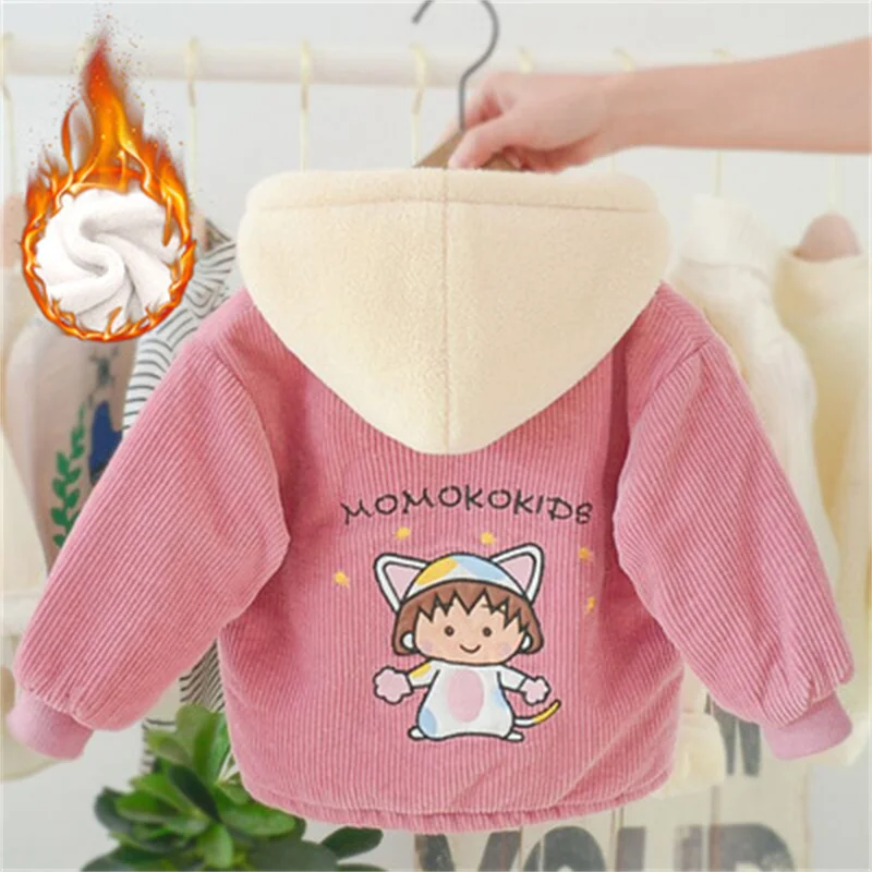 

Girls Baby's Kids Coat Jacket Outwear 2022 Retro Thicken Spring Autumn Cotton Teenagers Overcoat Top Tracksuits High Quality Chi