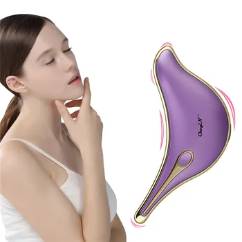 

Electric Facial Guasha Massager Warm Face Slimming Scraper Skin Lifting Shaping V Face Roller Anti Age Beauty Tool USB Charging